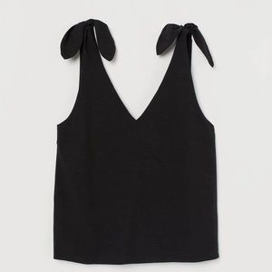 H&M Bow Strap Blouse